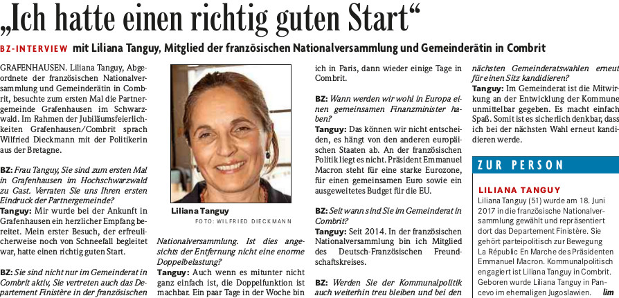 badische zeitung de 31.10.2018ich hatte einen richtig guten start