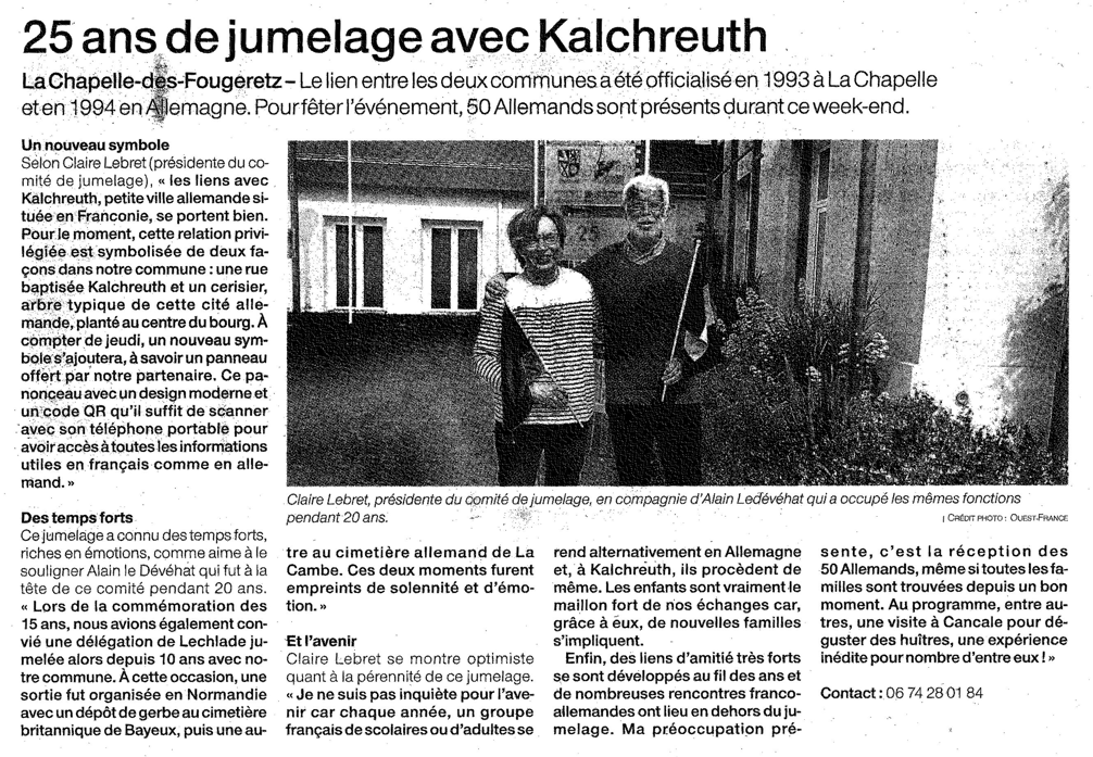 50 ans jumelage