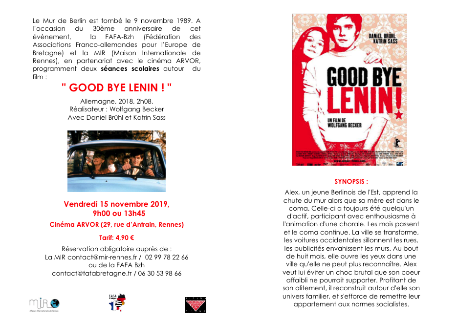 flyer good bye lenin